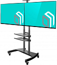Подставка для телевизора Onkron TS3881 черный 40"-67" макс.112.9кг напольный мобильный