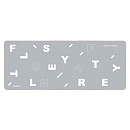 Коврик для мыши A4Tech FStyler FP75 серый/белый 750x300x2