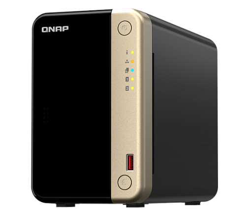 система хранения данных qnap smb 2c 2ghzcpu/8gb/upto 2hdd, up to 18 with tl-d800c/sata(3,5" 2,5")/ 2xusb3.2 2xusb2.0/1xhdmi/1xexp.slot/2x2,5gb/iscsi/1