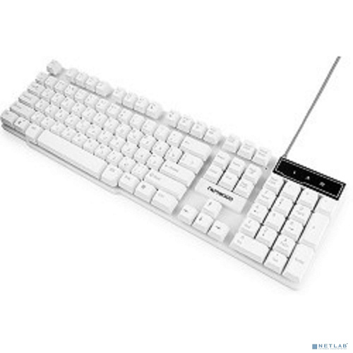 Гарнизон Клавиатура GK-200, USB, белый, механизированные клавиши