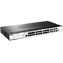 Коммутатор D-Link SMB D-Link DGS-3000-28SC/DC/A1A Управляемый L2 , стек, 20x1000Base-X SFP, 4x10GBase-X SFP+, 4xCombo 1000Base-T/SFP, БП DC
