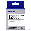 Epson Картридж с лентой C53S654021 Tape 12мм/9м, бел./черн.- LK4WBN