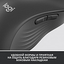 Мышь Logitech M650 L Left графитовый оптическая (4000dpi) silent беспроводная BT/Radio USB (5but)