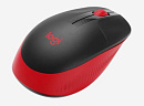 Мышь беспроводная M190 BLACK/RED 910-005926 LOGITECH