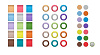Маркеры цветные [508990] Sennheiser [EW-D SK COLOR CODING] Набор цветовой маркировки для поясных передатчиков серии EW-D.