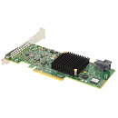 RAID-контроллер Broadcom LSI MegaRAID SAS 9341-4i SGL (LSI00419 / 05-26105-00(H) PCIe 3.0 x8 LP, SAS/SATA 12G, RAID 0,1,5,10,50, 4port(1*int SFF8643)