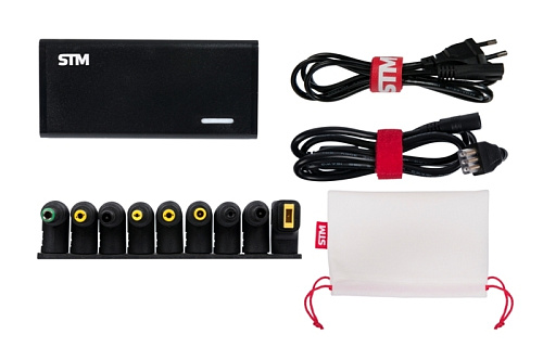 Автомобильный универсальный адаптер для ноутбуков на 65Ватт/ NB Adapter STM SLU65, 65W, Car adapter