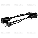 Пассивный PoE-инжектор/PoE-сплиттер OSNOVO PPK-11 Пассивный комплект (инжектор + сплиттер) для передачи PoE по кабелю Cat 5e. Предназначен для питания