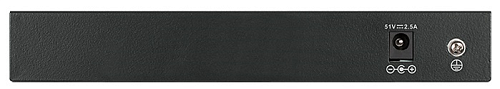 Коммутатор D-LINK Unmanaged Switch 8x100Base-TX PoE, 1x1000Base-T, Surge 6KV, PoE Budget 117W, metal case