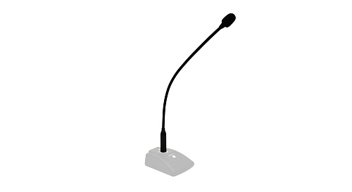 Микрофон ECLER [eMCN2] конденсаторный микрофон на гусиной шее. Длина 55 см. Ветрозащита в комплекте