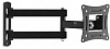 Кронштейн для телевизора Buro FL2S черный 15"-29" макс.12кг настенный поворотно-выдвижной и наклонный