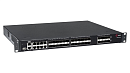 Коммутатор QTECH Управляемый стекируемый уровня L3, 16 портов 100/1000 BASE-X SFP, 8 портов 10GbE SFP+, 8 портов-комбо 1000 BASE-T/SFP, 2 встроенных в