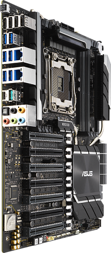 Материнская плата ASUS Материнская плата/ PRO WS X299 SAGE II ; 1x Intel Socket X299 ; 8 x DIMM DDR4 Non-ECC, Un-buffered Memory; 7 x PCIe 3.0/2.0 x16; 8 x SATA 6Gb