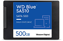 Твердотельный накопитель Western Digital Blue SSD 2,5” SATA 500Gb, WDS500G3B0A, 1 year, (аналог WDS500G2B0A)
