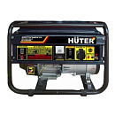 Huter DY2500L 64/1/3 Электрогенератор {четырехтактный, 2000Вт, 220В/50Гц, 76Дб, принудительное охлаждение, бак 12 л, расход бензина 395 г/кВтч, габари