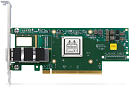 Адаптер MELLANOX Infiniband ConnectX®-6 VPI adapter card, 100Gb/s (HDR100, EDR IB and 100GbE), single-port QSFP56, PCIe3.0/4.0 x16, tall bracket