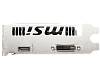 Видеокарта/ VGA MSI NVIDIA GeForce GT 1030 AERO ITX 4GD4 OC 4GB, DDR4/64-bit, PCIe 3.0, 1xHDMI 2.0, 1xDVI-D, 2-slot