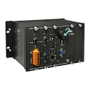 Контроллер с процессором E3827 1.75 ГГц, 2 Гб DDR3 SDRAM, слот mSATA с 32 Гб SSD, 1 x RS-232, 1 x RS-485, 2 x RS-232/485, 1 x VGA, 2 x Gigabit Etherne