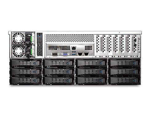 Серверная платформа AIC Серверная платформа/ SB402-VG, 4U, 2xLGA-3647, 36xSATA/SAS HS 3,5/2,5" universal bay + 2* 7mm 2.5" rear HS bay, Virgo (2xs3647 up to 165W, C622,