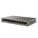 Коммутатор Tenda TEF1110P-8-63W (L2) 10x100Мбит/с 8PoE 58W неуправляемый