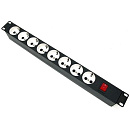 RUBEZH RBZ-124479 Sonar RD-8 - Блок из 8 розеток, 16А, шнур со штекером POWERCON для подключения к RDIP.