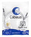 Патч-корд Cabeus PC-FTP-RJ45-Cat.5e-1m Патч-корд F/UTP, категория 5е, 2xRJ45/8p8c, экранированный, серый, PVC, 1м