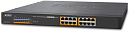 Коммутатор PLANET Technology Corporation PLANET 19" 16-Port 10/100/1000 unmanaged Gigabit Ethernet 802.3at POE+ Switch (220W)