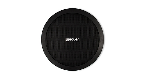 Акустическая система ECLER [IC6 BLACK] 2-полосная, 6,5" НЧ и 1" коаксиальный мягкий купольный твитер, 40 Вт/8Ом, 2.5/5/7.5/15 Вт на 100В, цвет черный.