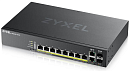 Коммутатор L2 коммутатор PoE+ Zyxel NebulaFlex Pro GS2220-10HP, rack 19", 8xGE PoE+, 2xCombo (SFP/RJ-45), бюджет PoE 180 Вт