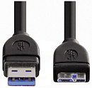 Кабель Hama H-54507 USB 3.0 A(m) mini USB 3.0 B (m) 1.8м (00054507) черный