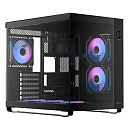 Корпус для ПК Ocypus Badpack Case Iota C70 BK ARGB ATX win / black / 6 ARGB fans / no PSU / Tempered Glass