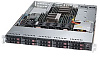 Сервер SUPERMICRO SuperServer 1U 1028R-WC1R no CPU(2) E5-2600v3/v4 no memory(16)/ on board 3108 RAID 0/1/5/6/10/50/60 no HDD(10)SFF/(Default 8 SAS3, 2 SATA3)