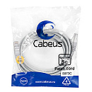 Cabeus PC-FTP-RJ45-Cat.5e-3m-LSZH Патч-корд F/UTP, категория 5е, 2xRJ45/8p8c, экранированный, серый, LSZH, 3м