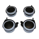 Шасси роликовое/ Caster kit for packaged solutions, Polycom HDX Media Centers only, single and dual displays. Set of 4, 2 locking for use in front, 4"