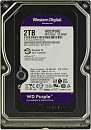 Жесткий диск Western Digital Purple HDD 3.5" SATA 2TB, IntelliPower, 64MB buffer (DV&NVR), WD23PURZ, 1 year