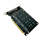 Контроллер Espada PCI-E, 4 порта M.2 NVMe (PCIe4NVME) (45306)