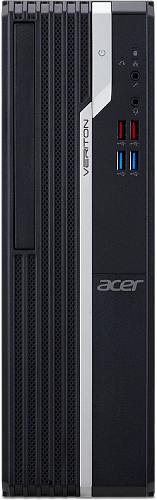 ПК/ Acer Veriton X2680G Intel Pentium G6405(4.1Ghz)/4096Mb/128SSDGb/noDVD/Int:Intel UHD Graphics/Win10Pro + проводные USB клавиатура и мышь,