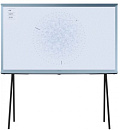 Телевизор QLED Samsung 43" QE43LS01TBUXRU The Serif голубой 4K Ultra HD 60Hz DVB-T2 DVB-C DVB-S2 USB WiFi Smart TV (RUS)
