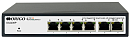 Коммутатор ORIGO Настраиваемый L2 PoE-коммутатор 4x1000Base-T PoE, 2х1000Base-T, PoE-бюджет 60 Вт