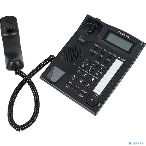 Panasonic KX-TS2388RUB (черный) {индикатор вызова,повторный набор последнего номера,4 уровня громкости звонка}