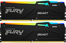 Память DDR5 2x16GB 5600MHz Kingston KF556C36BBEAK2-32 Fury Beast Expo RGB RTL Gaming PC5-44800 CL36 DIMM 288-pin 1.25В kit single rank с радиатором Re