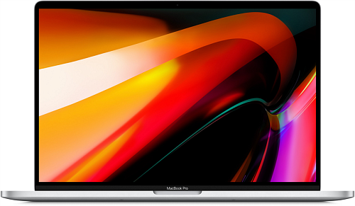 ноутбук apple 16-inch macbook pro, t-bar: 2.3ghz 8-core 9th-gen. intel core i9 (tb up to 4.8ghz), 16gb, 1tb ssd, radeon pro 5500m - 4gb, silver