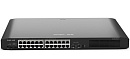 Коммутатор Ruijie Networks [RG-ES126G-P-L] RG-ES126G-P-L Неуправляемый , 24 10/100/1000BASE-T, 2 GE SFP(не комбо), количество РоЕ -портов: 1