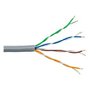 Кабель витая пара Bion BCL-U5451-101-100 U/UTP, кат.5e, 4x2x0,51мм AWG 24, CCA, в копмлекте 4 коннектора+ 4 колпачка; одножильный, PVC, для внутренней