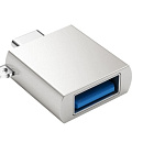 Satechi [ST-TCUAS] Адаптер USB Type-C USB Adapter USB-C to USB 3.0. Цвет серебряный