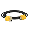 Кабель Greenconnect GCR HDMI 2.0 SLIM, 0.5m, желтые конн, OD3.8mm, HDR 4:2:2, Ultra HD, 4K 60 fps 60Hz, 3D, AUDIO, 18.0 Гбит/с, 30/30 AWG (HM502)