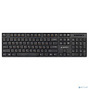 Клавиатура беспроводная Gembird KBW-250, 104кл, 12Fn, низкий профиль, 2.4 ГГц, черная