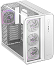 корпус Formula V Line Crystal U7 Air Fusion White, ATX, TYPE-C*1, USB3.0*2, Aluminum + Tempered Glass, FRONT 1x Air Fusion 3 White, REAR 1x Air Fusion