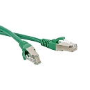 Кабельная сборка Hyperline PC-LPM-STP-RJ45-RJ45-C5e-1.5M-LSZH-GN Патч-корд F/UTP, экранированный, Cat.5е (100% Fluke Component Tested), LSZH, 1.5 м, з