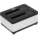 AgeStar 3UBT8 Док-станция для HDD AgeStar 3UBT8 SATA III пластик/алюминий серебристый 2.5"/3.5"